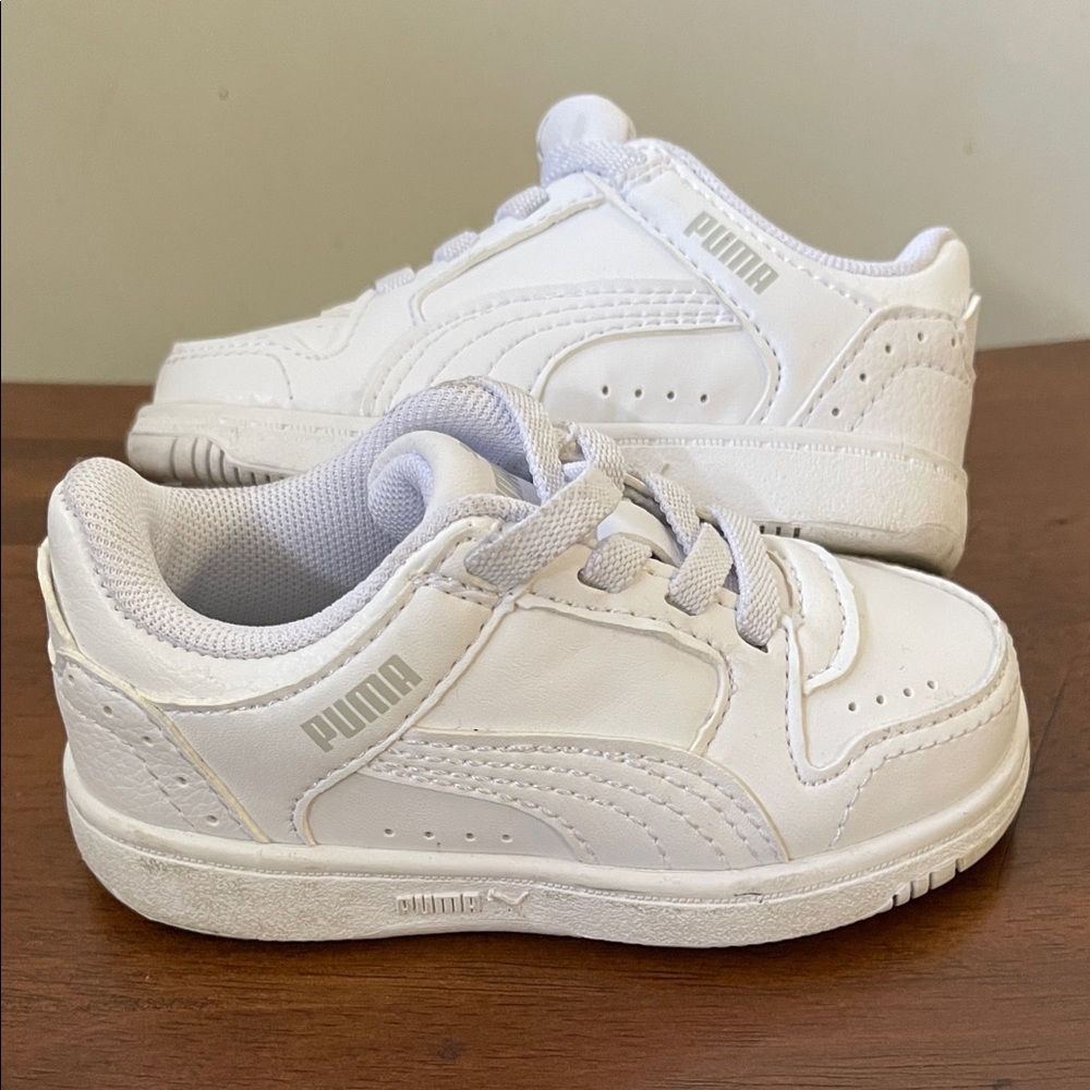Puma Kids Classic White Sneakers